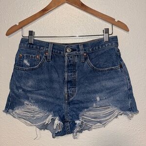 Levi's 501 Original high-rise women's denim shorts